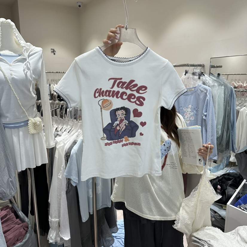 MIMME/LOOKK韓國東大門代購女士新款熱賣26春夏人氣時尚T恤MIMME/LOOKKT恤