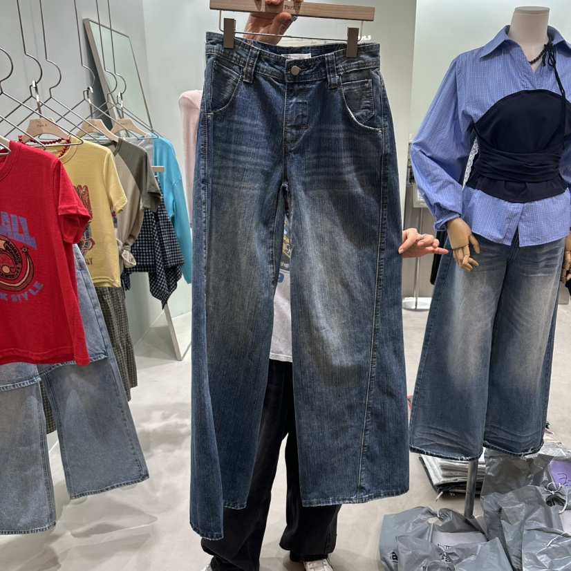 PART3韓國東大門代購女士新款休閑26春夏時尚人氣職業牛仔褲Part.3牛仔褲