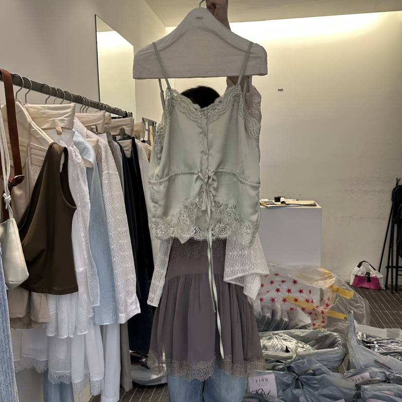FIND-P韓國東大門代購女裝新品26春夏推薦職業時尚吊帶背心FIND-P吊帶/背心