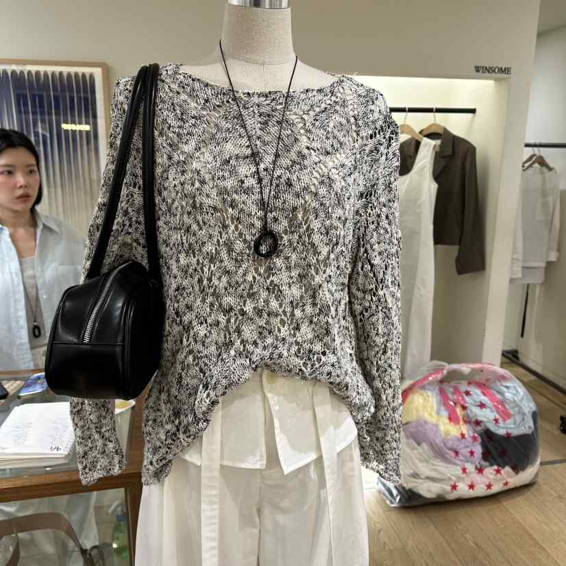 WINSOME韓國直郵實拍女裝新品熱賣時尚推薦針織衫不含配飾WINSOME針織衫