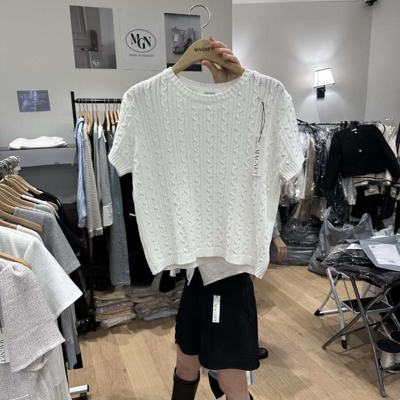 M.G.N韓國代購女裝新款時尚推薦休閑職業熱賣人氣針織衫MAGNET針織衫