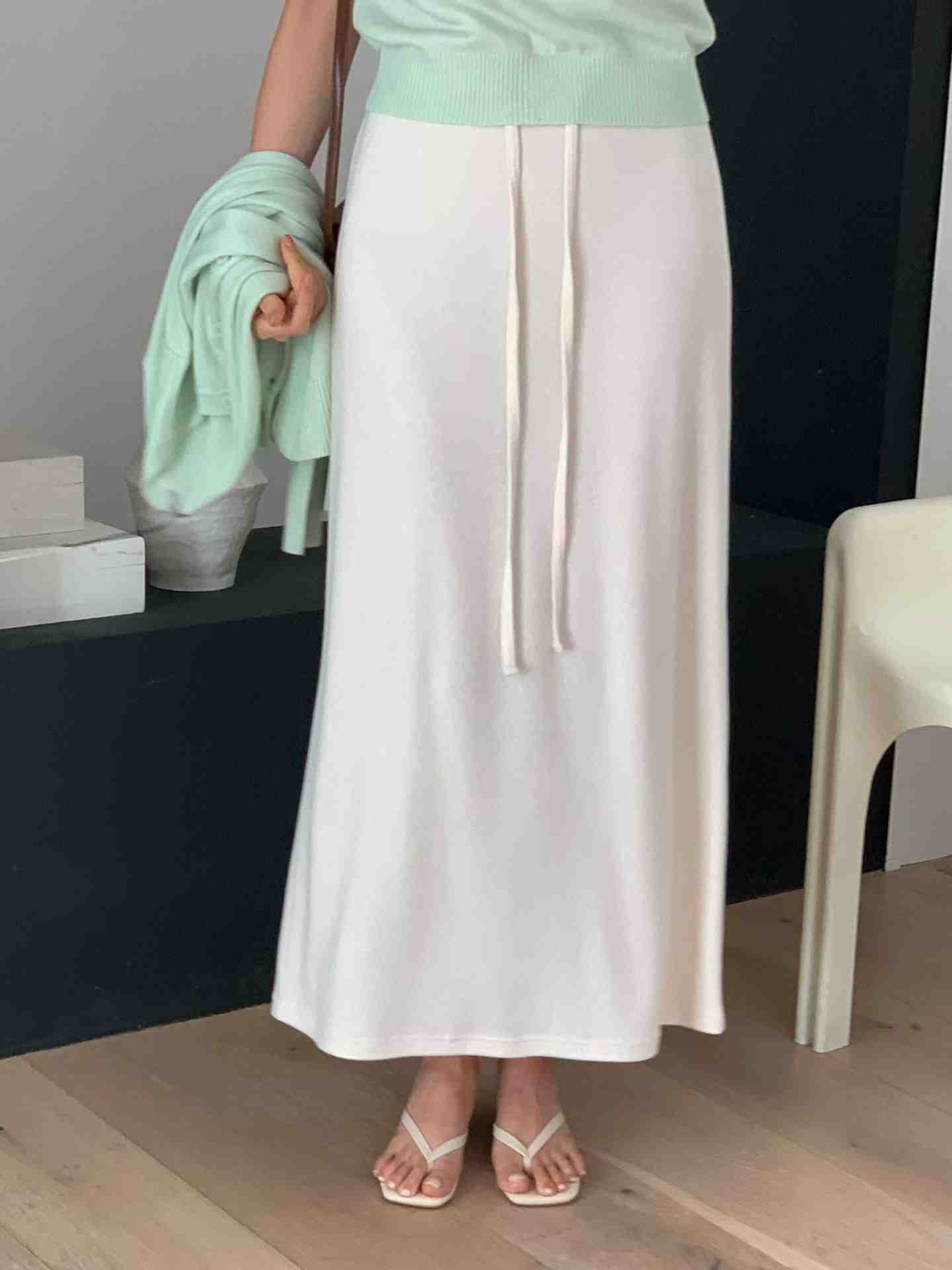 TONEOF/ARRICCHISI韓國代購女士新品時尚26春夏休閑長裙OHEN長裙