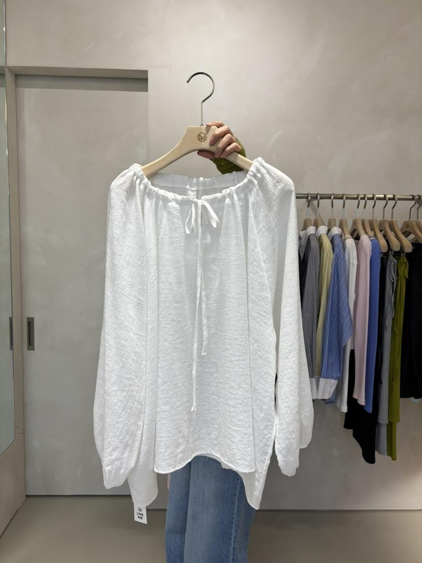 LIVE AID-P韓國代購女裝新品熱賣26春夏休閑襯衫蕾絲衫LIVE AID-P襯衫/蕾絲衫