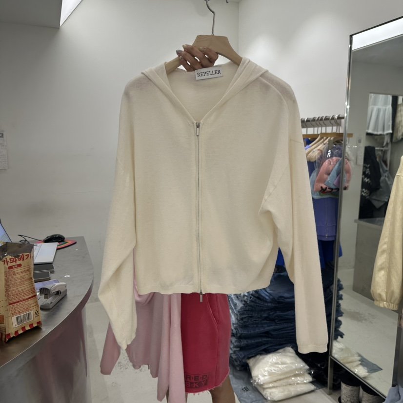 REPELLER韓國東大門代購女裝新品時尚夾克不含內搭開衫連帽REPELLER夾克