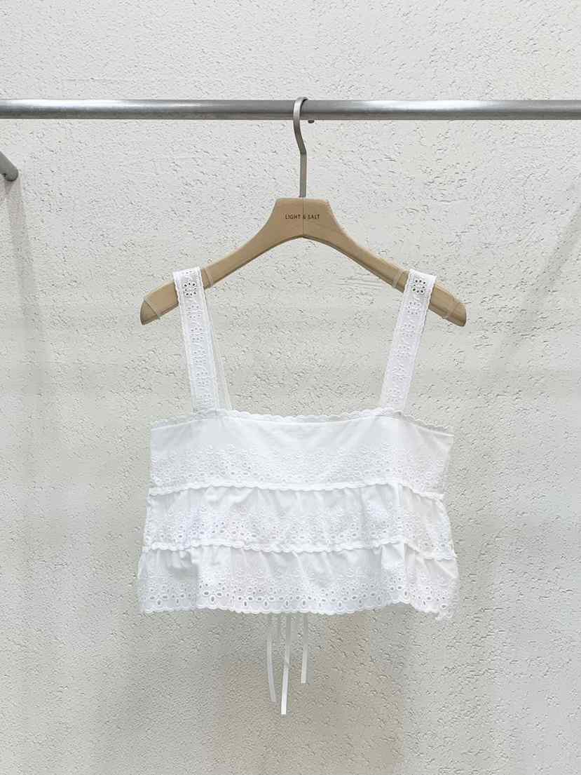 LIGHT AND SALT韓國直郵女裝新款推薦休閑吊帶背心蕾絲LIGHT AND SALT吊帶/背心