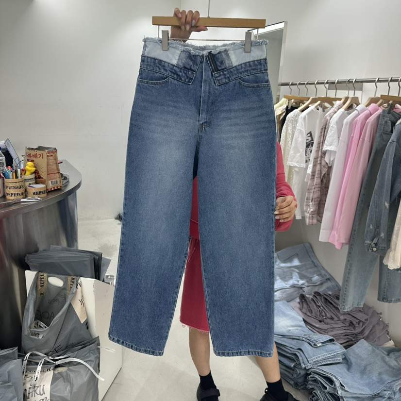 REPELLER韓國直郵女裝新款時尚推薦休閑26春夏熱賣牛仔褲REPELLER牛仔褲