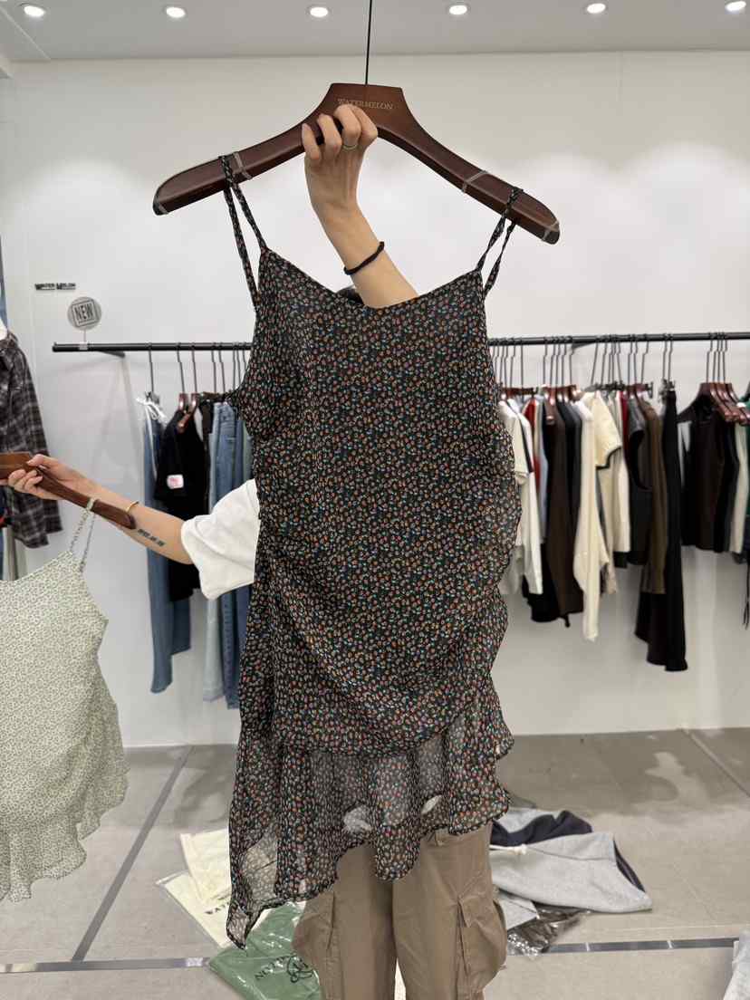 WATERMELON韓國直郵實拍女士新品推薦熱賣職業休閑連衣裙WATER MELON連衣裙