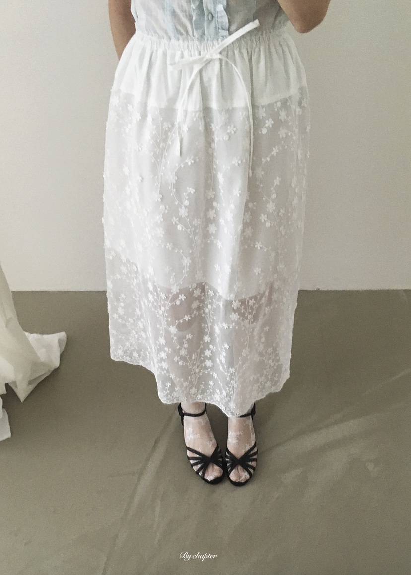 BY CHAPTER韓國直郵實拍女裝新款熱賣人氣休閑26春夏長裙BY Chapter長裙