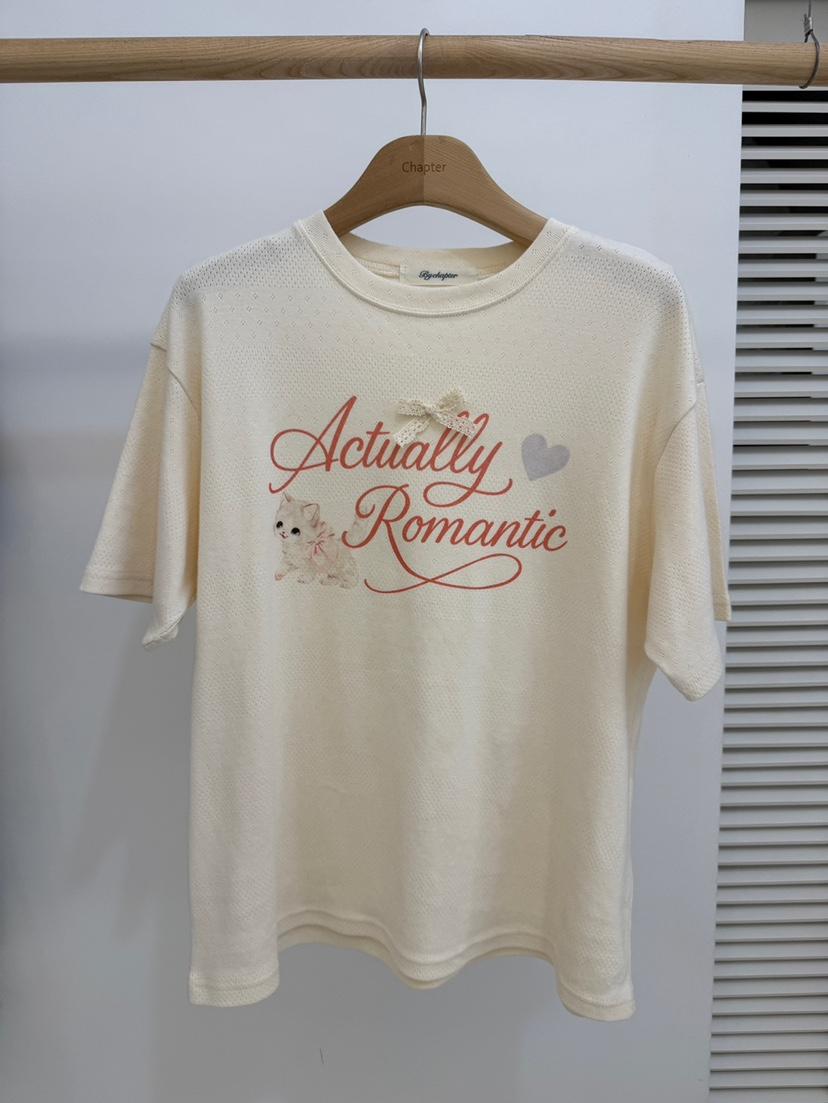 BY CHAPTER韓國東大門代購女士新款人氣26春夏T恤不含內搭BY ChapterT恤