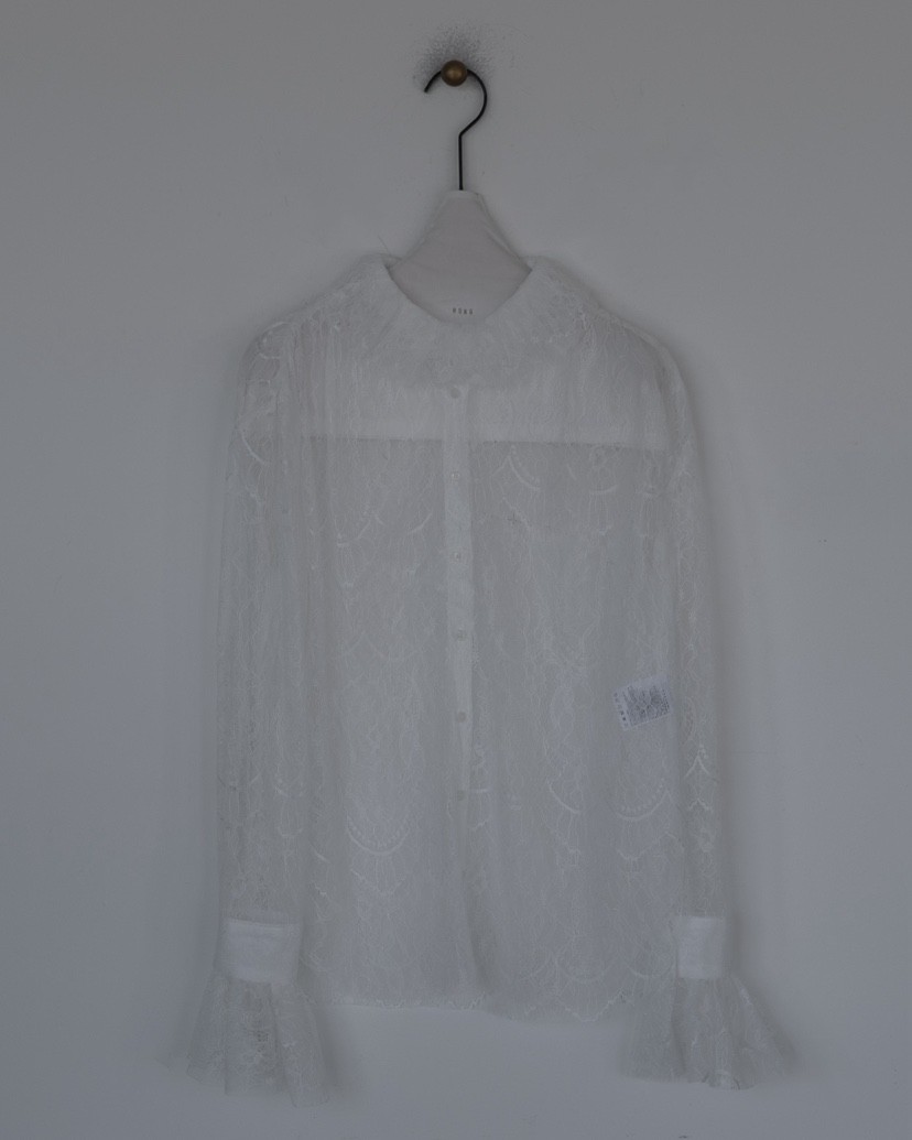 HONG-P韓國東大門直郵女裝新品休閑職業襯衫蕾絲衫蕾絲花HONG-P襯衫/蕾絲衫