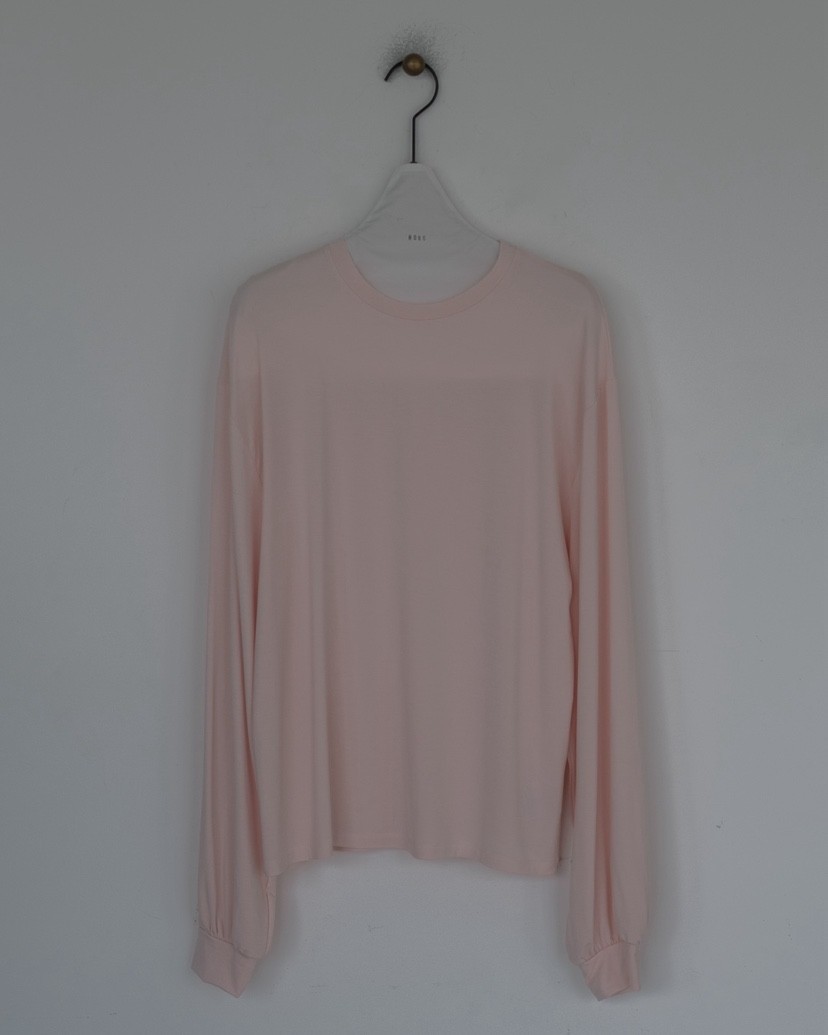 HONG-P韓國直郵實拍女裝新品推薦時尚26春夏長袖T恤天絲HONG-P長袖T恤