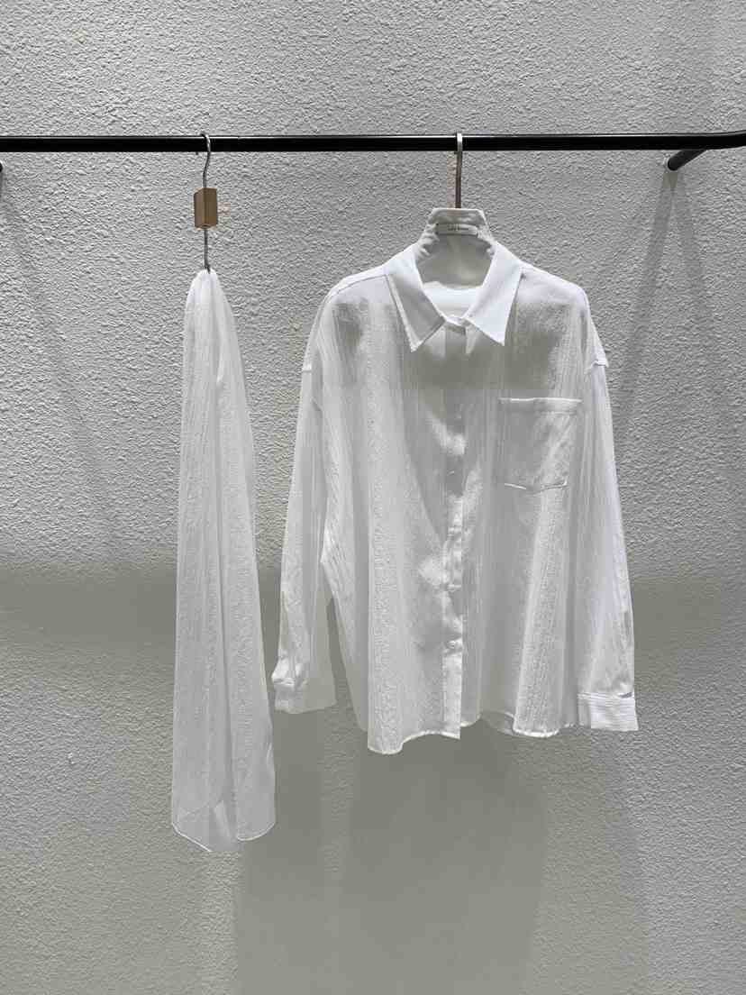 LUCY SALON韓國直郵女裝新品休閑熱賣人氣襯衫蕾絲衫含圍巾LUCY SALON襯衫/蕾絲衫