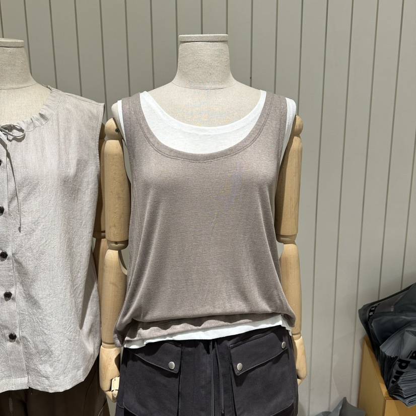 GRADE韓國直郵女士新款推薦人氣休閑熱賣職業吊帶背心假兩件GRADE吊帶/背心