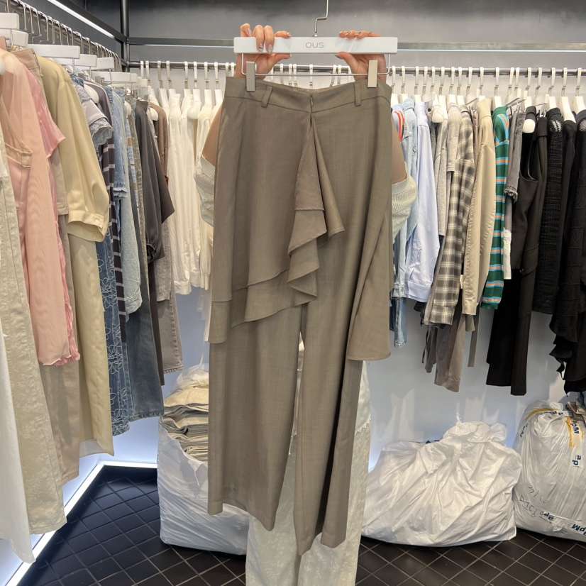 OUS/INCH-L韓國東大門代購女裝新款推薦人氣職業休閑褲OUS/INCH休閑褲