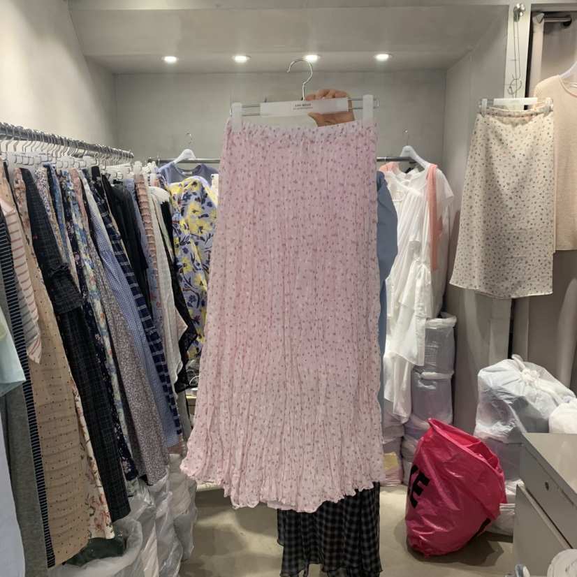 LOGROAD韓國代購女士新款休閑26春夏職業推薦熱賣時尚長裙LOG ROAD長裙