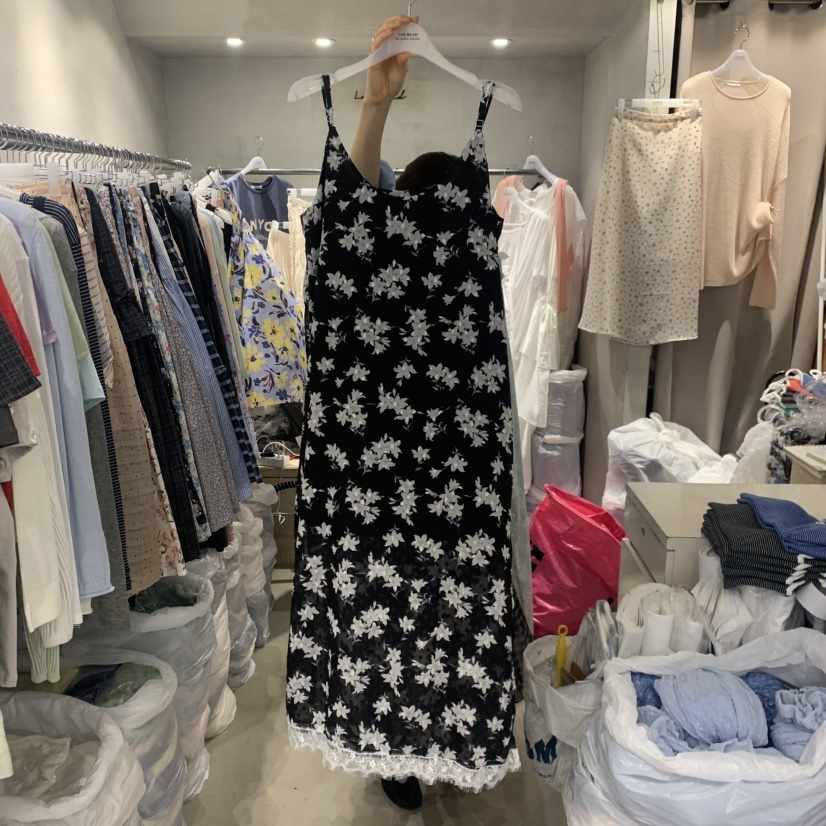 LOGROAD韓國東大門直郵女裝新品休閑26春夏熱賣時尚連衣裙LOG ROAD連衣裙