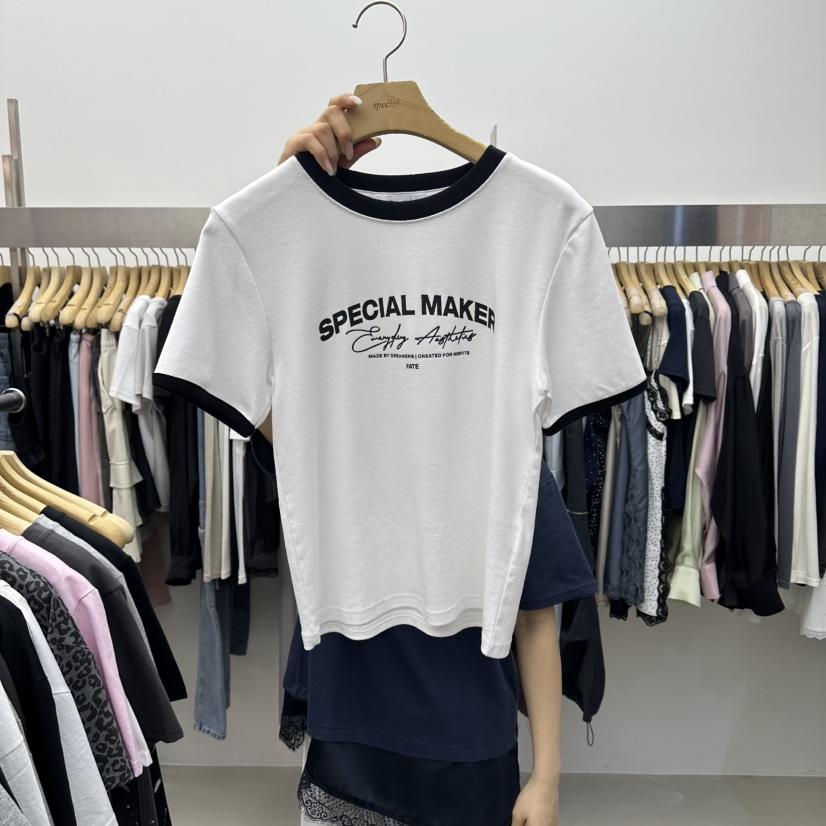 SPECIAL韓國直郵女士新品職業休閑時尚推薦熱賣26春夏T恤SPECIALT恤