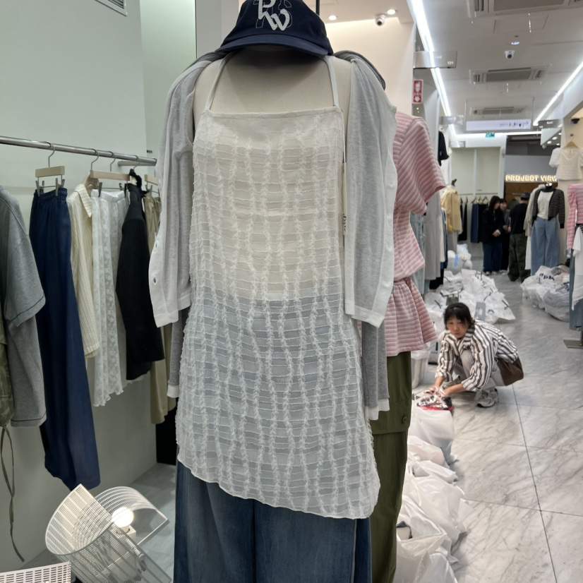 POWDER韓國東大門直郵女裝新品職業休閑26春夏時尚吊帶背心POWDER吊帶/背心