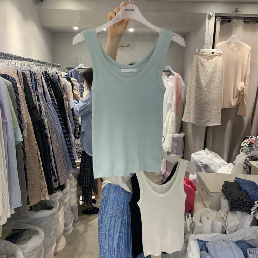 LOGROAD韓國直郵女裝新品推薦休閑職業26春夏熱賣吊帶背心LOG ROAD吊帶/背心
