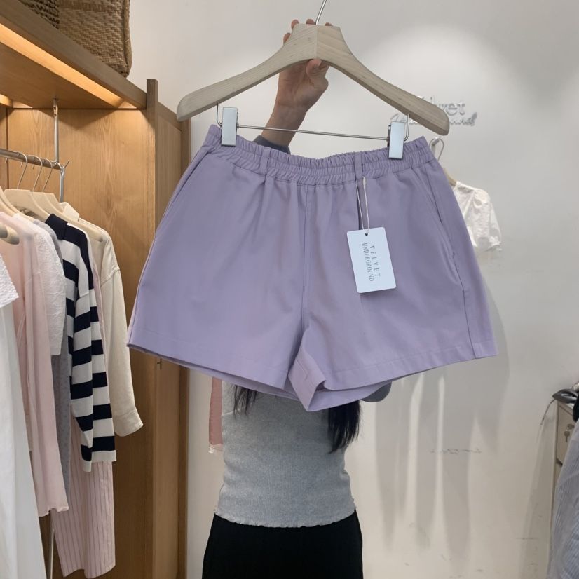 VELVET UNDERGROUND韓國代購女士新品推薦26春夏人氣短褲VELVET UNDERGROUND短褲