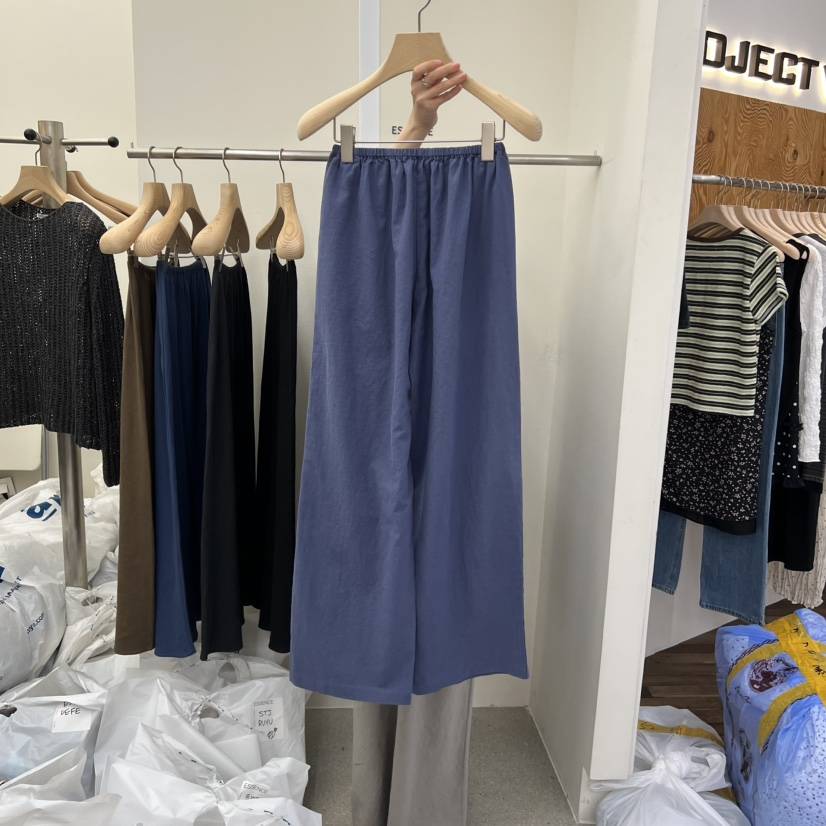 ESSENCE韓國東大門直郵女裝新款熱賣休閑職業休閑褲亞麻布ESSENCE休閑褲