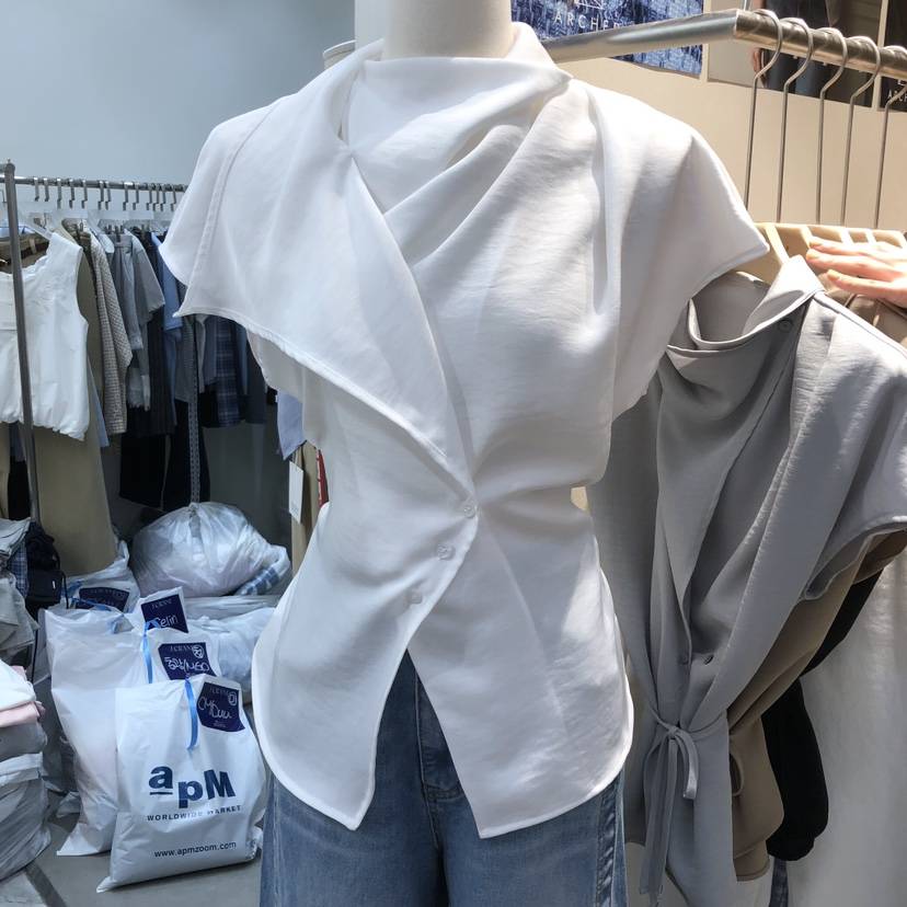 ARCHER韓國東大門直郵女裝新品人氣26春夏休閑襯衫蕾絲衫ARCHER襯衫/蕾絲衫