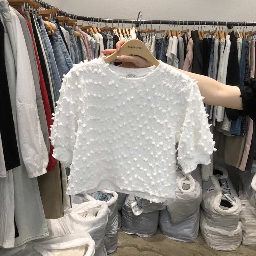 ALMOND PEPE韓國東大門直郵女士新品時尚職業26春夏推薦T恤ALMOND PEPET恤