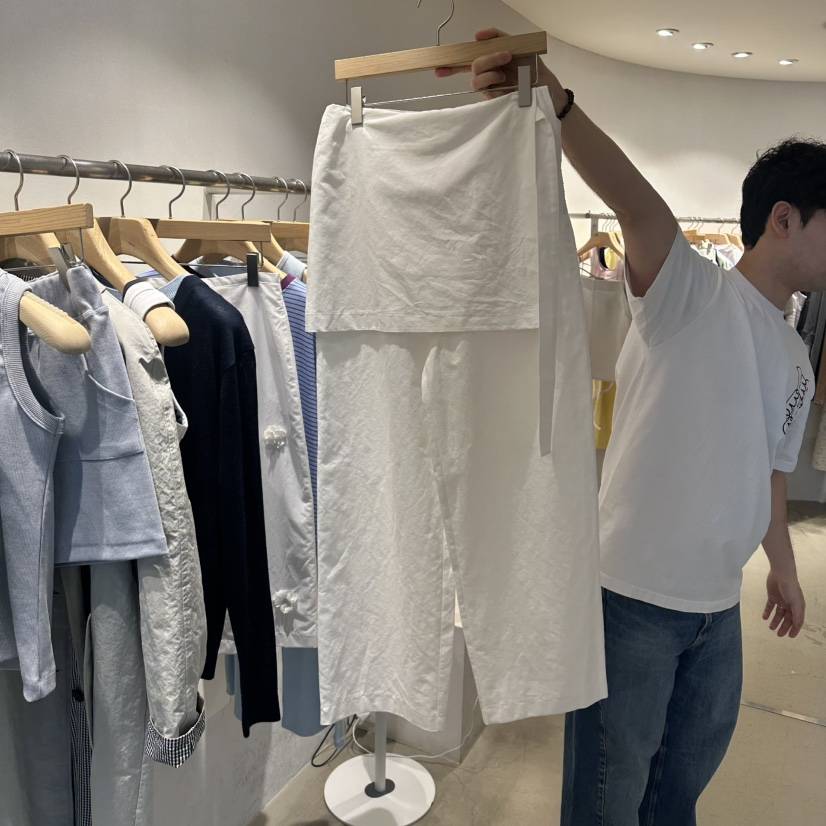 ROOM K-P韓國東大門代購女士新品時尚26春夏職業休閑裙褲roomk裙褲