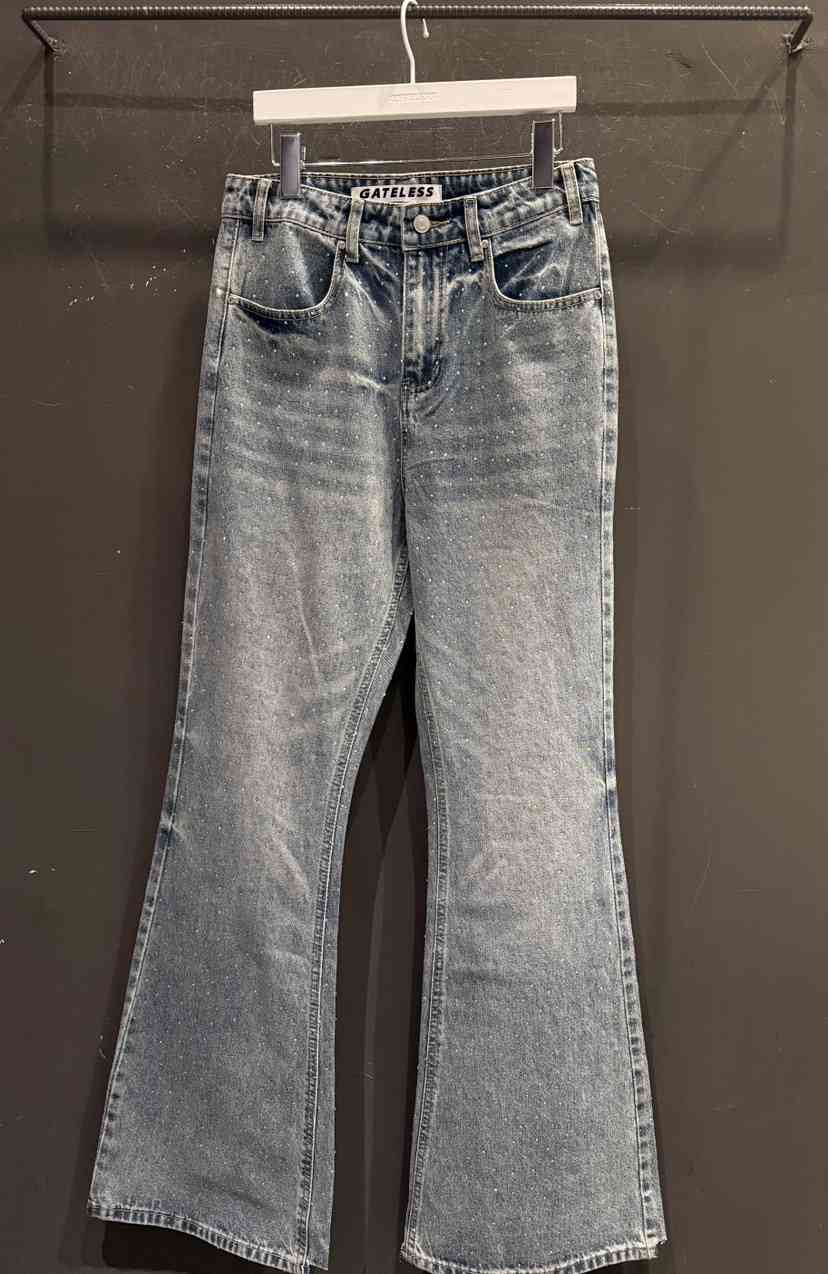GATELESS韓國東大門代購女士新款休閑時尚熱賣牛仔褲修身GATELESS牛仔褲