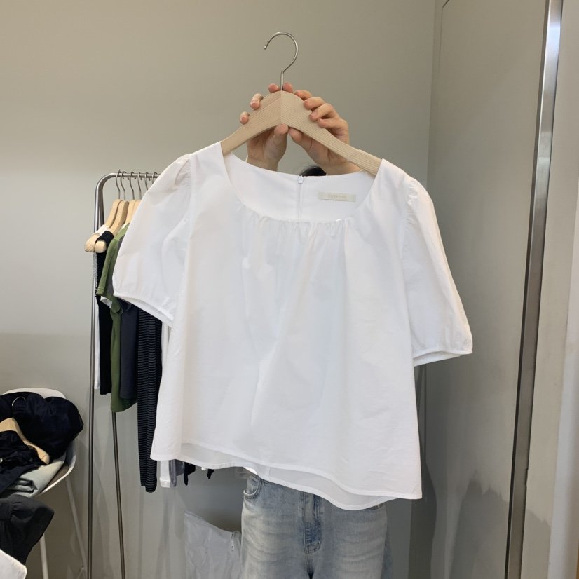 OUTRENE韓國直郵實拍女士新品熱賣26春夏休閑時尚襯衫蕾絲衫OUTRENE襯衫/蕾絲衫