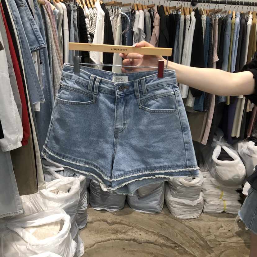 ALMOND PEPE韓國代購女士新品休閑人氣熱賣推薦短褲短款ALMOND PEPE短褲