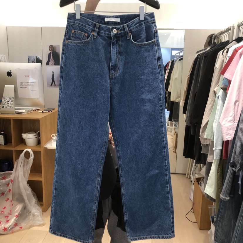 THE STARDUST韓國代購女裝新款人氣26春夏牛仔褲直筒牛仔THE STARDUST牛仔褲