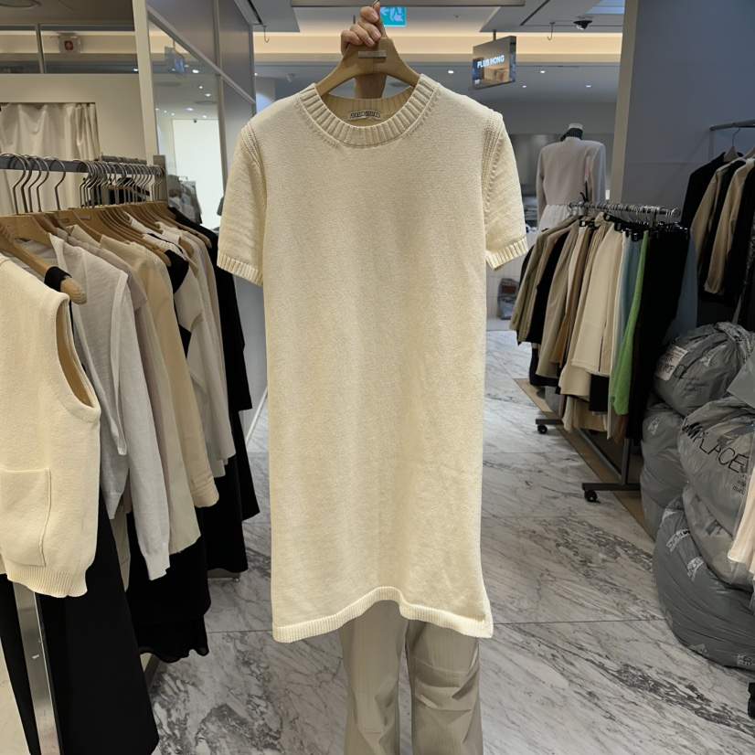 MER韓國直郵實拍女裝新品職業26春夏熱賣時尚推薦人氣連衣裙MER/ANGELO BIANCO連衣裙