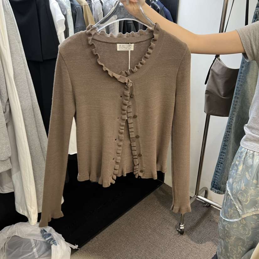 MORE THAN YESTERDAY/LOVE YOU SO MUCH韓國直郵實拍女士新品26春夏針織衫開衫LYSM/MORE THAN YESTERDAY針織衫