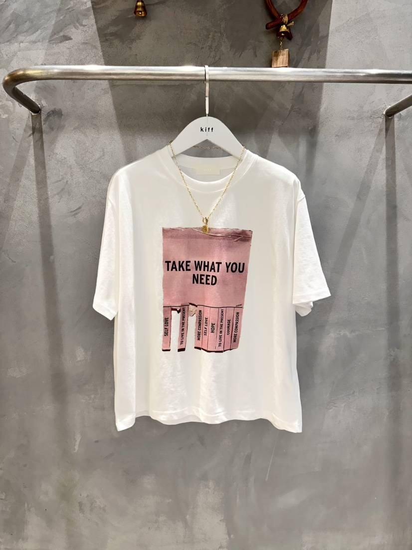 KIFF東大門代購女裝新款26春夏時尚真品熱賣人氣職業休閑T恤KIFFT恤
