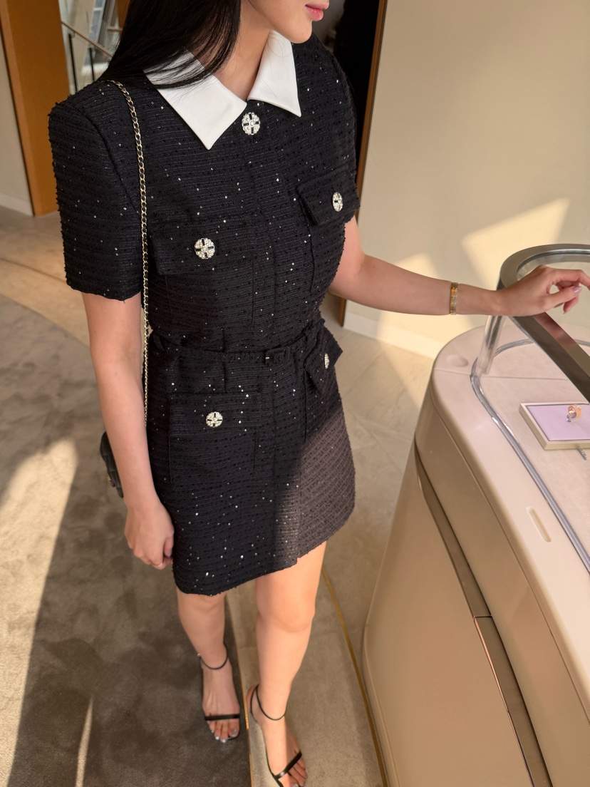 LAVIEU韓國代購女裝新品人氣真品推薦職業熱賣連衣裙含腰帶LAVIEU連衣裙