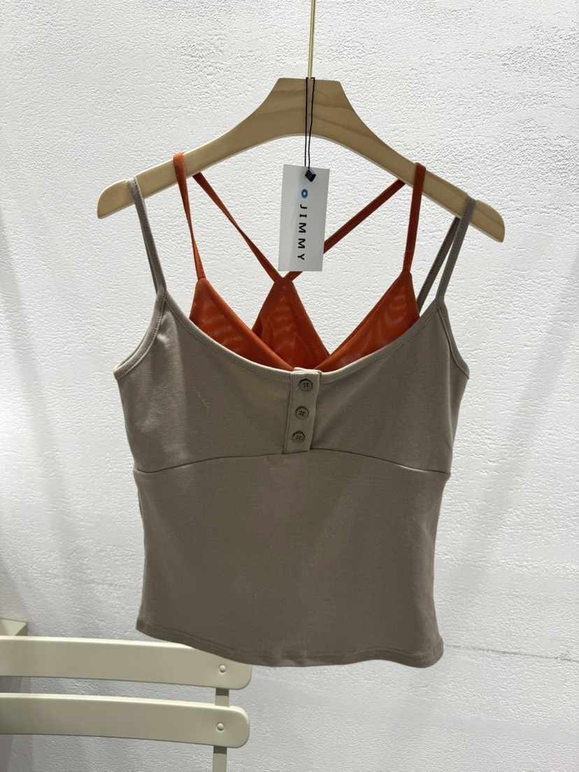 JIMMY東大門代購女裝新款人氣職業真品推薦時尚26春夏吊帶背心JIMMY/REMAKE吊帶/背心