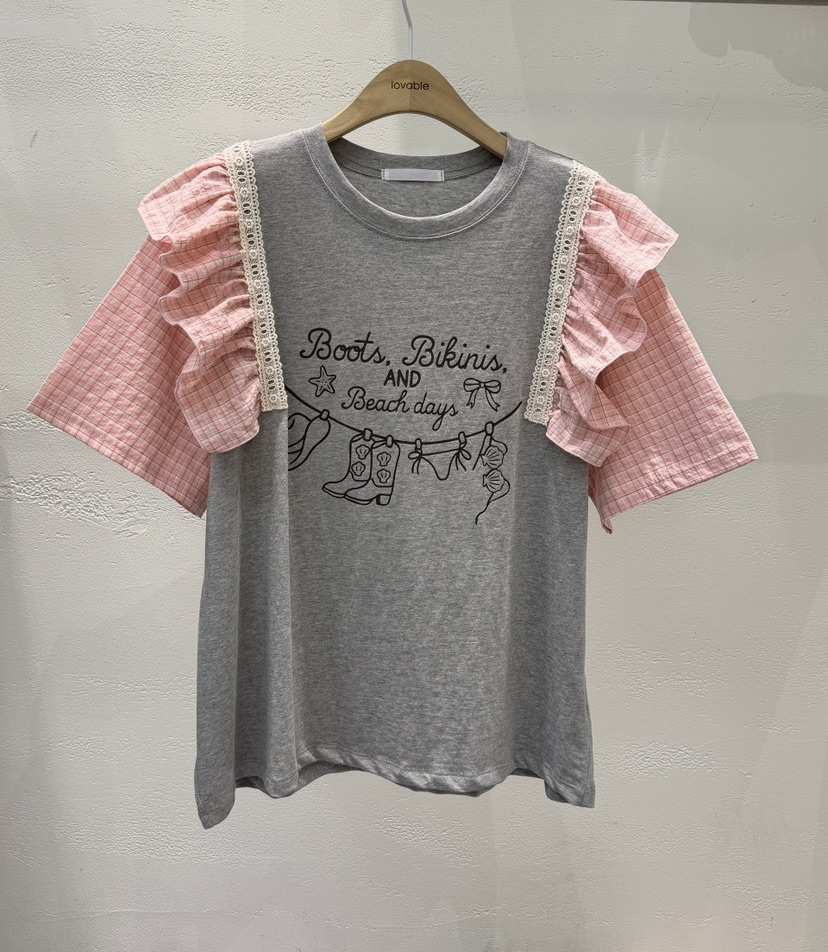 LOVABLE東大門實拍女裝新款熱賣職業26春夏真品時尚休閑T恤LOVABLET恤