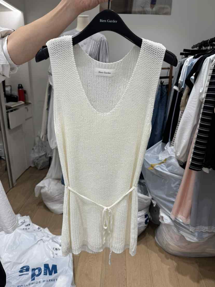 BIEN GARDER東大門代購女裝新款推薦真品吊帶背心含腰繩BIEN GARDER吊帶/背心