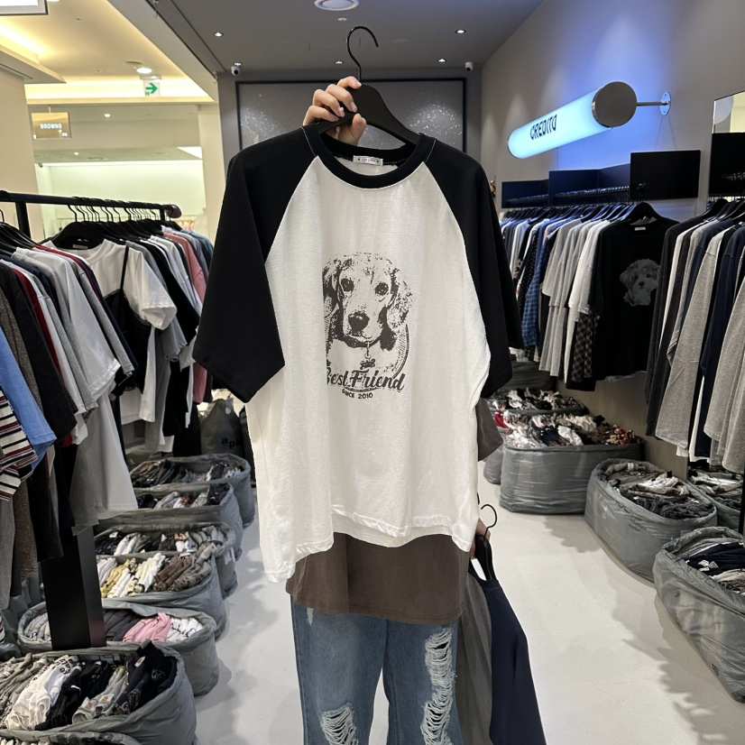 CREDITO韓國直郵女裝新品人氣真品休閑職業熱賣時尚26春夏T恤CREDITOT恤