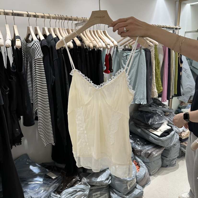 CONNAUGHT/DAILYJUD韓國直郵女士新款熱賣推薦吊帶背心絲絨CONNAUGHT/DAILYJUD吊帶/背心