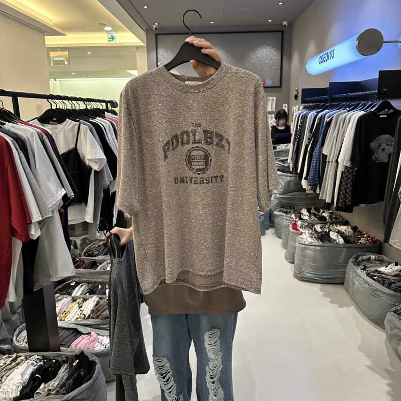 CREDITO東大門實拍女裝新品推薦時尚職業26春夏休閑真品T恤CREDITOT恤