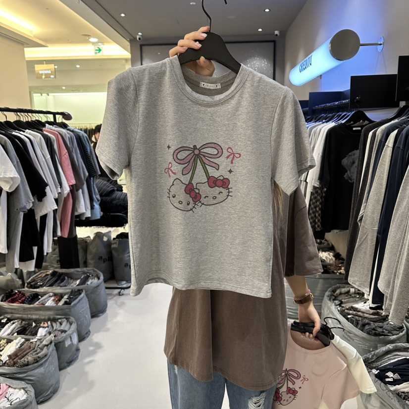 CREDITO東大門直郵女士新品26春夏真品時尚熱賣職業人氣T恤CREDITOT恤