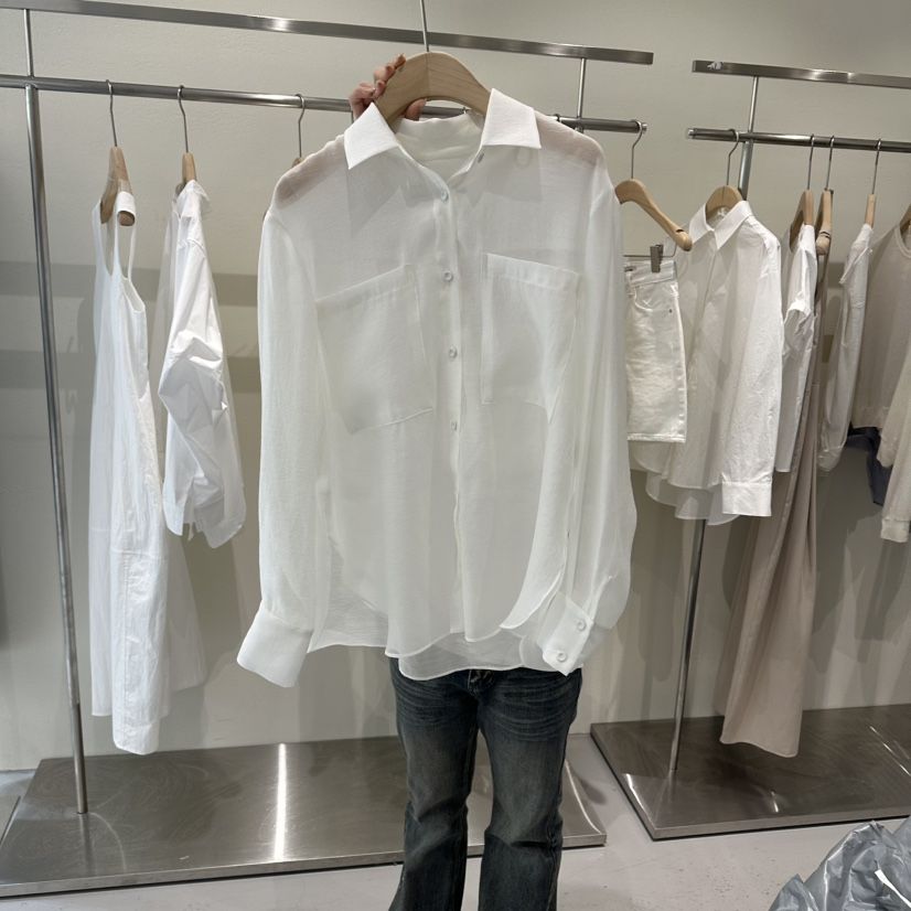 PLAMM韓國直郵女士新款休閑熱賣職業26春夏真品襯衫蕾絲衫PLAMM襯衫/蕾絲衫