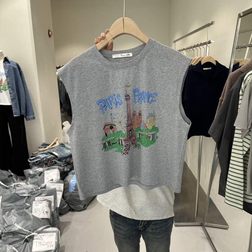 PLAMM韓國代購女士新品人氣熱賣時尚職業真品26春夏吊帶背心PLAMM吊帶/背心