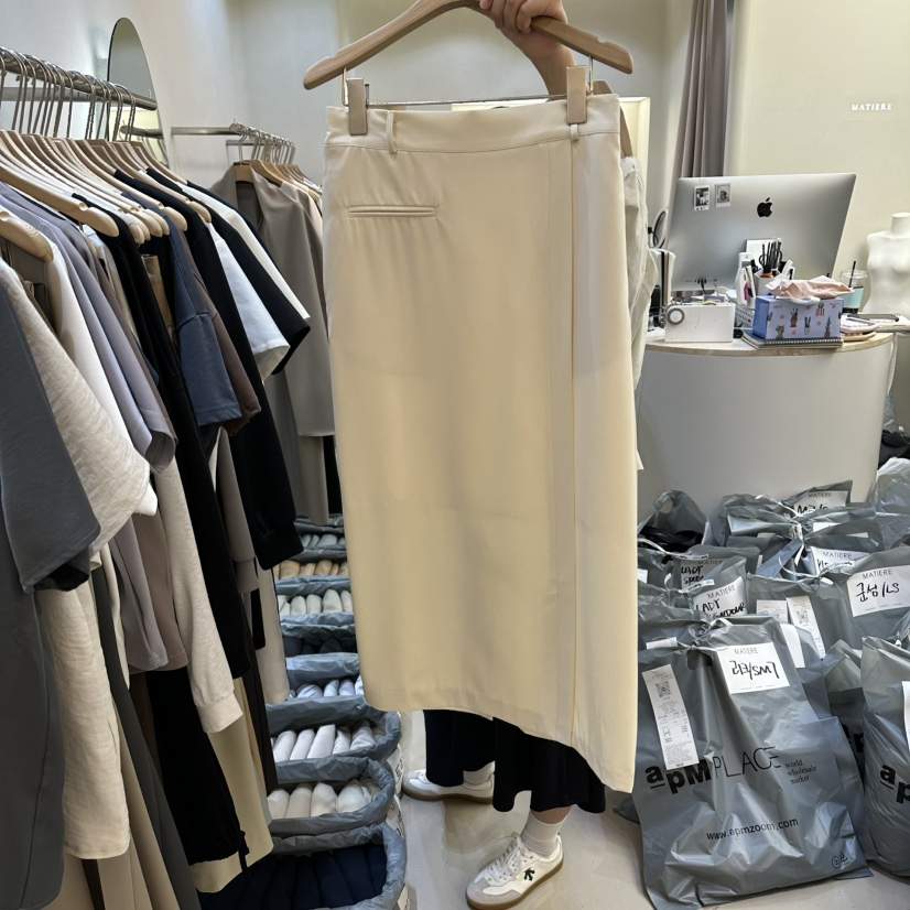 MATIERE東大門直郵女裝新款職業時尚推薦休閑熱賣真品長裙MATIERE長裙