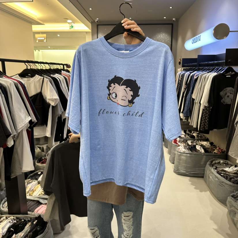 CREDITO東大門代購女裝新款真品職業熱賣26春夏人氣休閑T恤CREDITOT恤