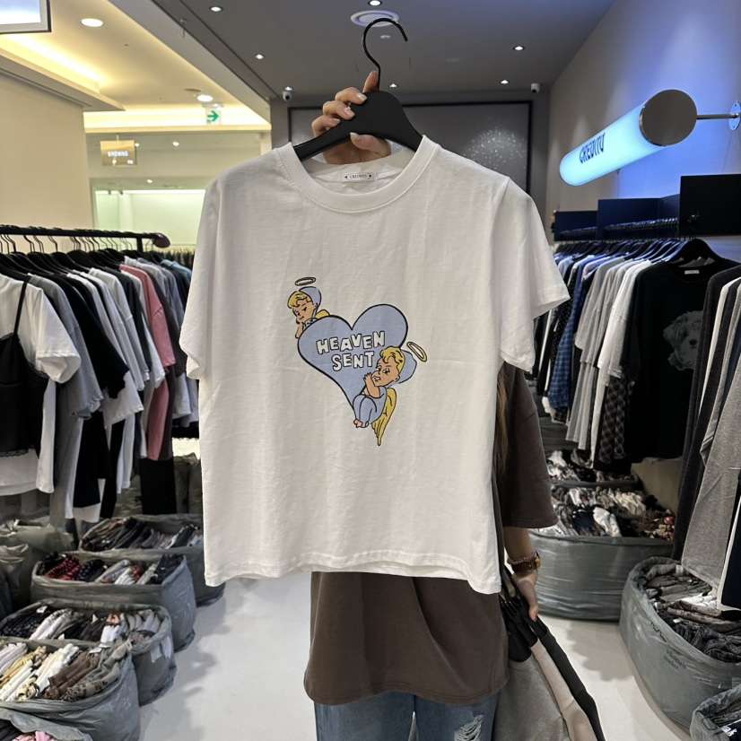 CREDITO東大門代購女士新款26春夏職業熱賣人氣推薦時尚T恤CREDITOT恤