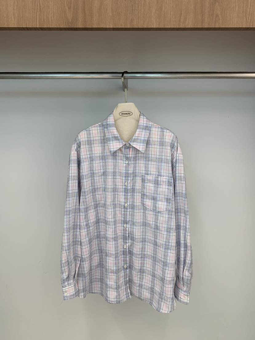 ONE MONE韓國直郵女士新款真品休閑推薦人氣襯衫蕾絲衫棉ONE MONE襯衫/蕾絲衫