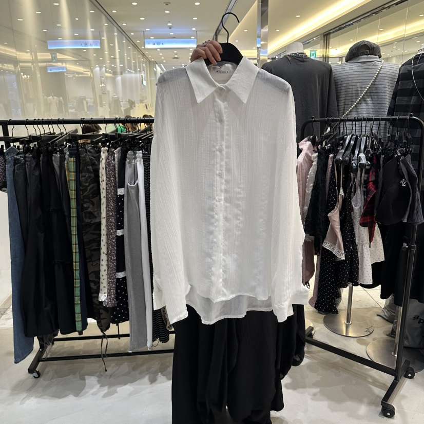 CREDITO韓國東大門直郵女士新品熱賣休閑時尚職業襯衫蕾絲衫CREDITO襯衫/蕾絲衫